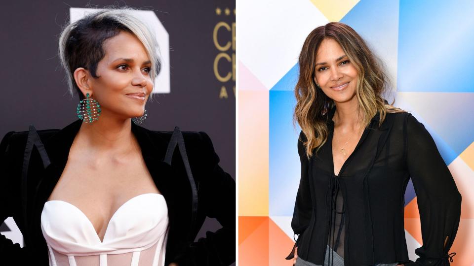 Halle Berry's longer locks