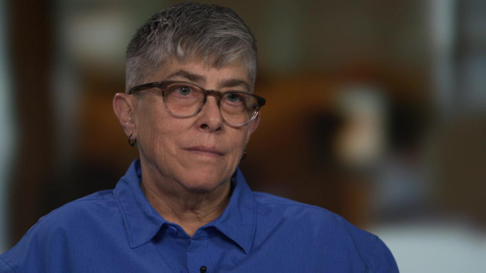 Sherrill Farrell, one of the five plaintiffs in the suit against the Pentagon over discriminatory discharges. / Credit: CBS News