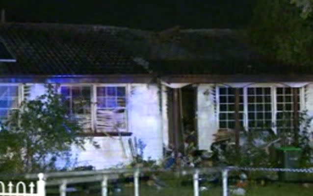 Firefighters were called to the home in Old Toongabbie around 1am. Source: 7 News.