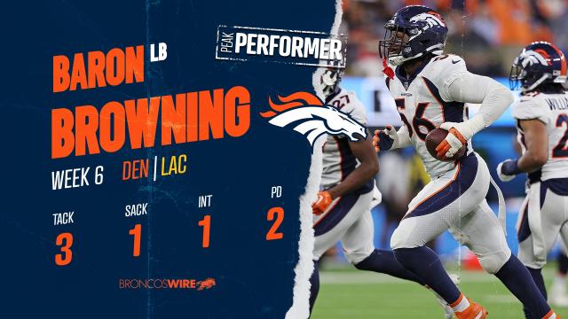 The risks and rewards of the Denver Broncos' Baron Browning experiment