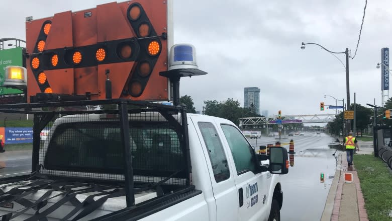 Thunderstorm watch ended after brief but intense rainfall