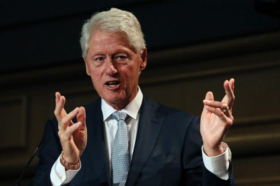 Former US President Bill Clinton  (Brian Lawless/PA) (PA Archive)