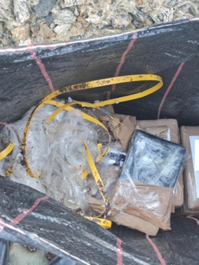 Only about 256kg of the 900kg of cocaine has been recovered by authorities. Picture: NSW Police / Supplied