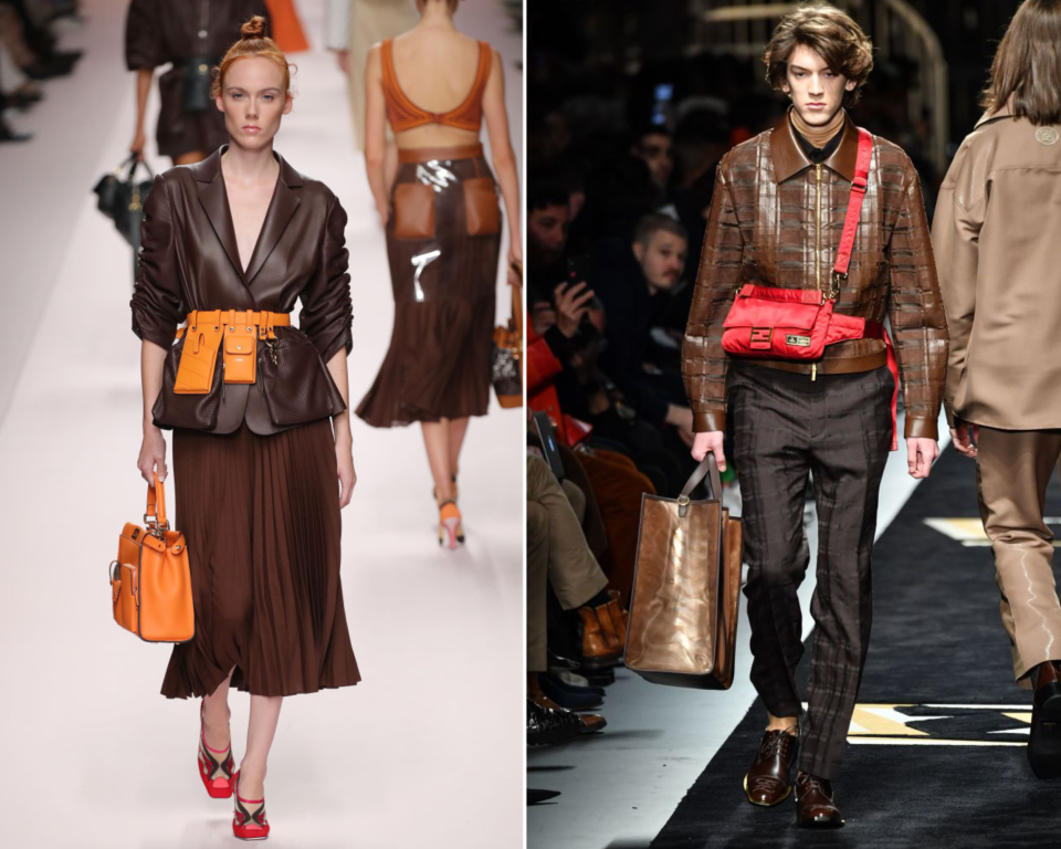 Bei Fendi steht Funktionalität hoch im Kurs – aber auf eleganten Style wird selbstverständlich nicht verzichtet. (Bild: ANDREAS SOLARO/AFP/Getty Images)