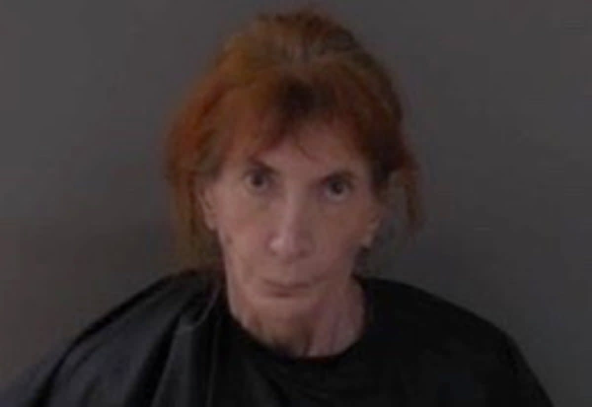 Michele Hoskins, 64, was arrested on Thursday and charged with failing to report the death of her mother and tampering with evidence (Sebastian Police Department )