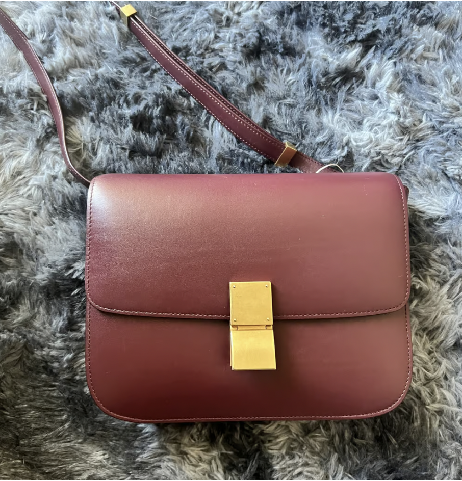 <p><a href="https://go.redirectingat.com?id=74968X1596630&url=https%3A%2F%2Fus.vestiairecollective.com%2Fwomen-bags%2Fhandbags%2Fceline%2Fburgundy-leather-classic-celine-handbag-36801164.shtml&sref=https%3A%2F%2F" rel="nofollow noopener" target="_blank" data-ylk="slk:Shop Now;elm:context_link;itc:0;sec:content-canvas" class="link ">Shop Now</a></p><p>Classic Leather Crossbody Bag</p><p>vestiairecollective.com</p><p>$1800.00</p>