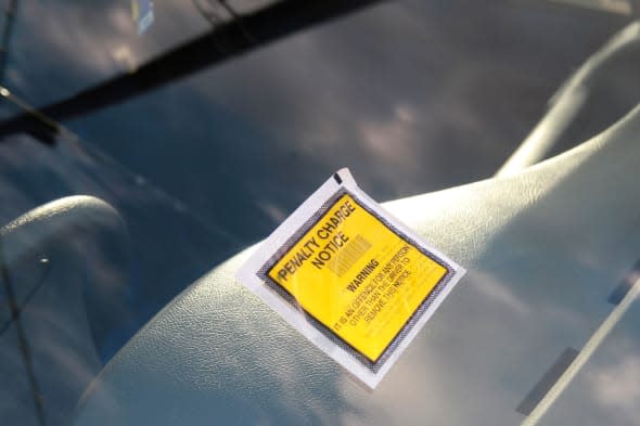 BRF7XY parking ticket,penalty charge notice