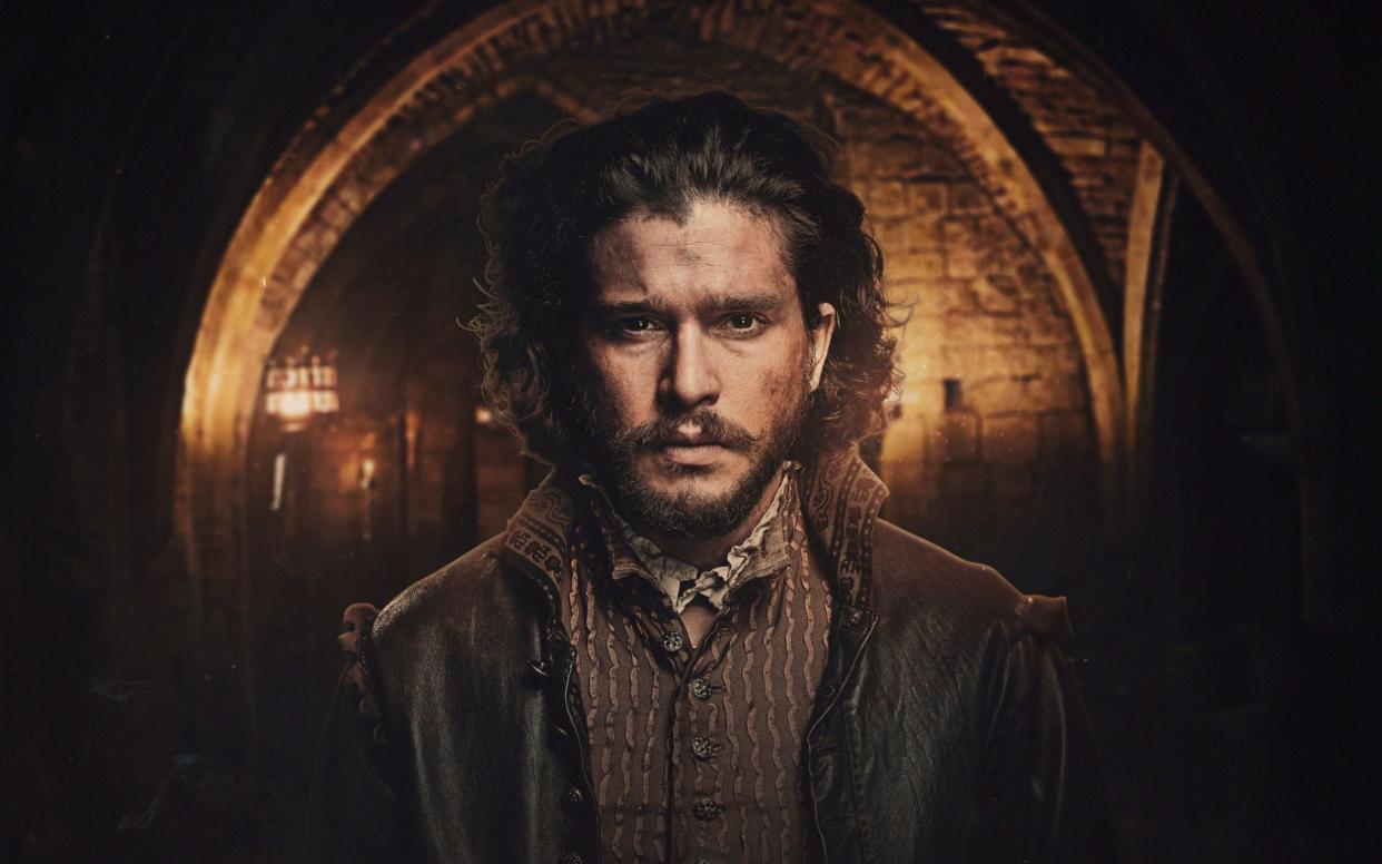 Renaissance man: Kit Harington as Robert Catesby - WARNING: Use of this copyright image is subject to the terms of use of BBC Pictures' Digital Picture