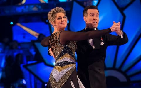 Ruth Langsford and Anton du Beke were voted out of the competition following their foxtrot