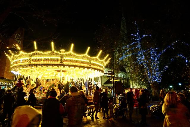 Chesterfield Christmas Lights Switch On and Market - Christmas