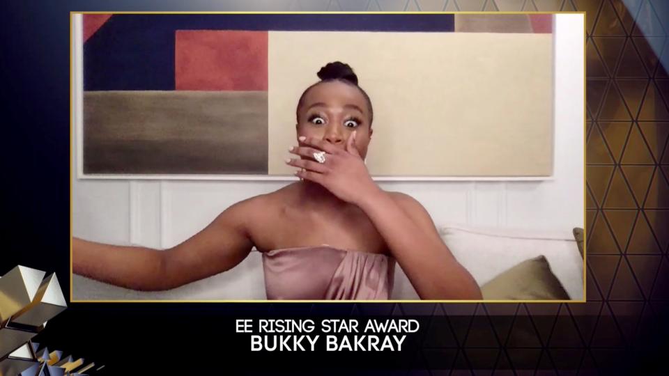 Rocks star Bukky Bakray won the EE Rising Star Awardvia REUTERS