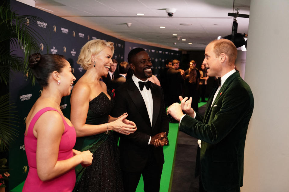 Le prince William, Hannah Waddingham et Sterling K. Brown