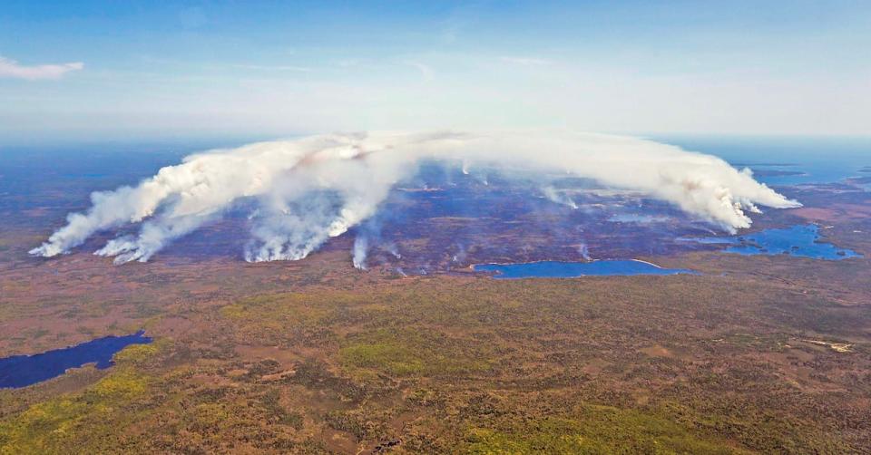 The fire in Shelburne County is estimated to have surpassed 17,000 hectares and is now believed to be largest wildfire in recorded N.S. history.