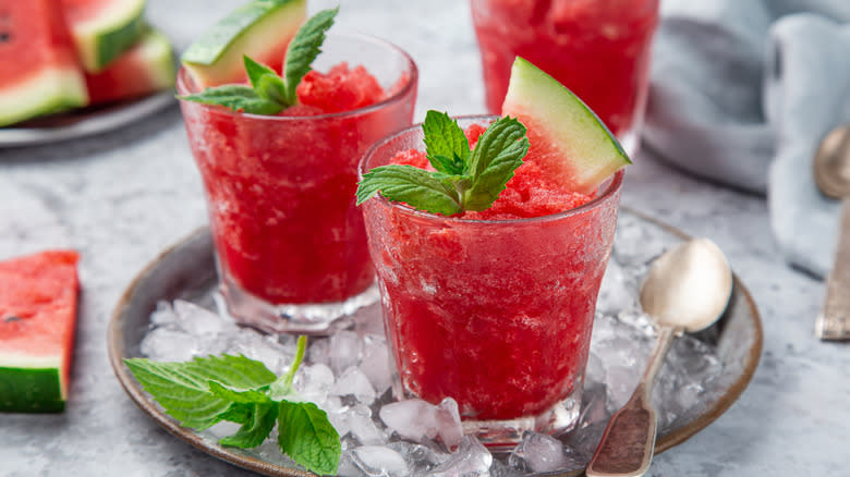 Watermelon granita