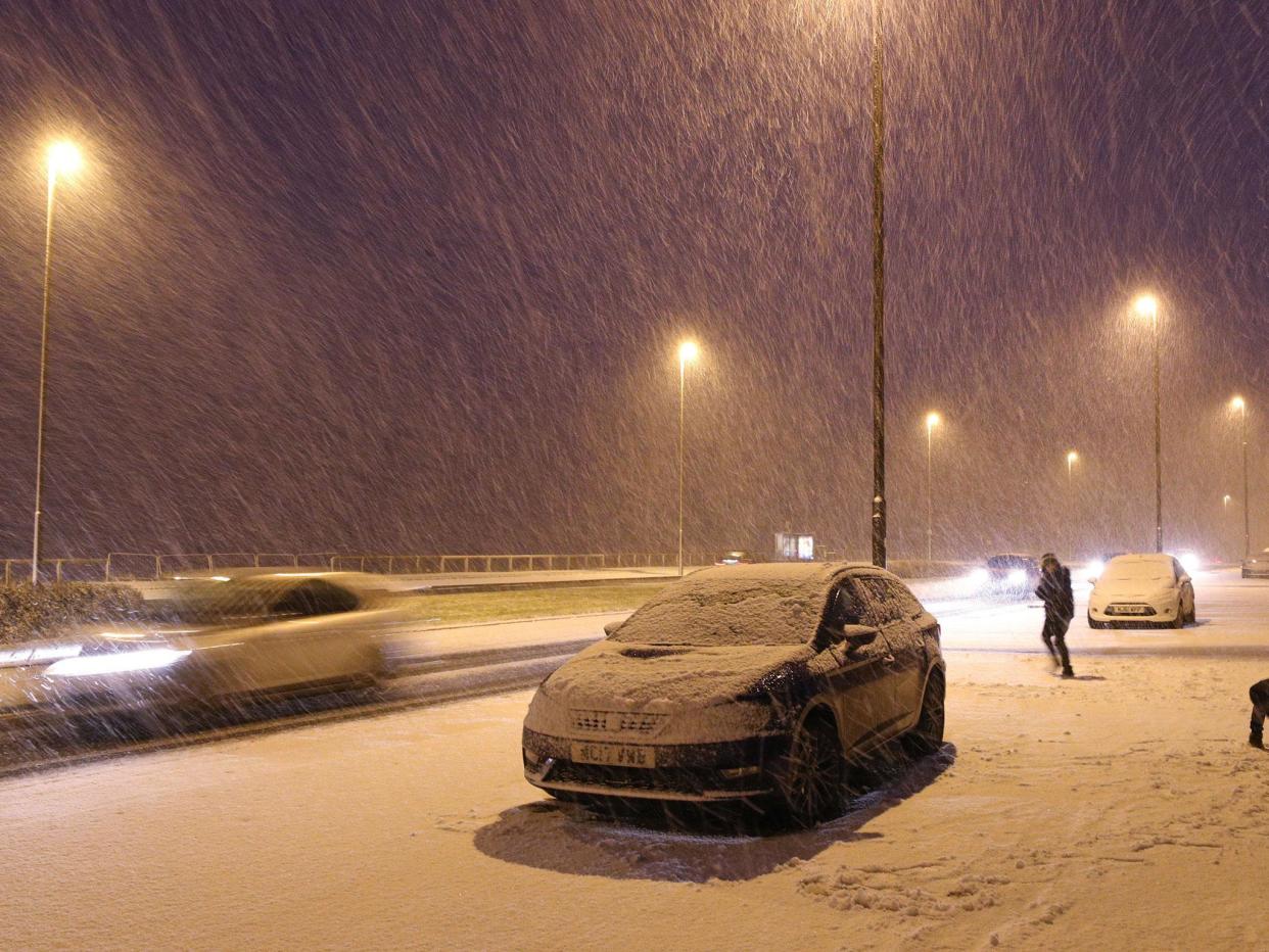 Storm Caroline caused travel disruption for many across the UK: Owen Humphreys/PA Wire