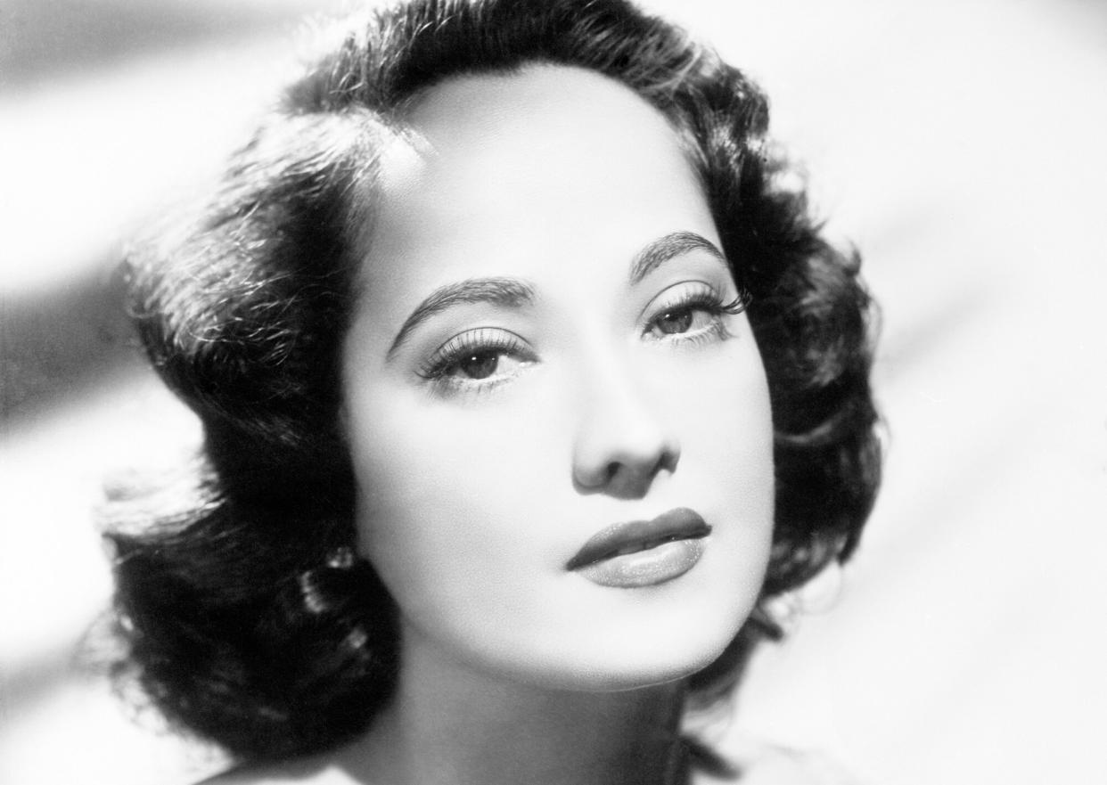 Merle Oberon Studio Portrait.