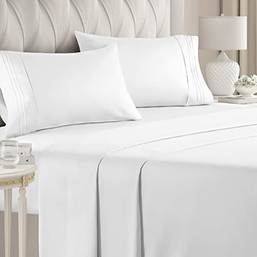 GCK Unlimited Luxury Hotel Bed Sheets (QUEEN) - Extra Soft, Deep Pockets, All Colors & Sizes