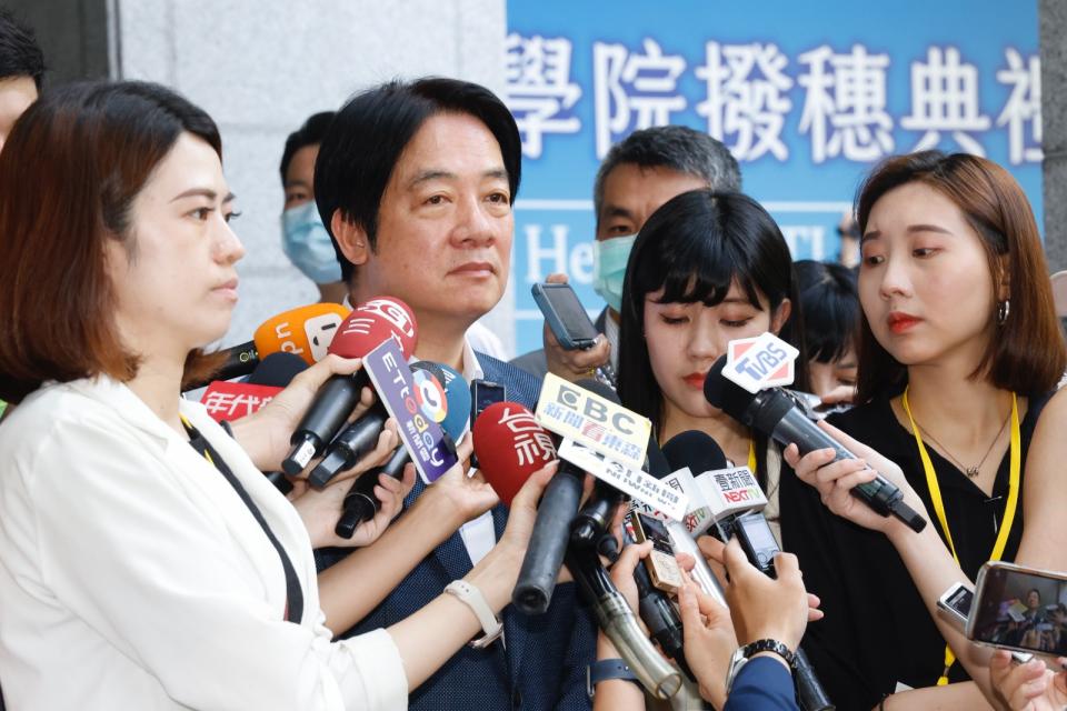 副總統賴清德出席「台北市公共衛生師公會成立大會」。廖瑞祥攝