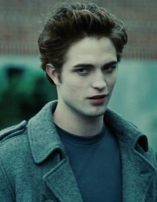 robert pattinson as edward in "twilight"