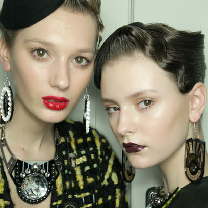 Holly Fulton AW11: High Gloss Beauty Trend: Beauty: Red Online