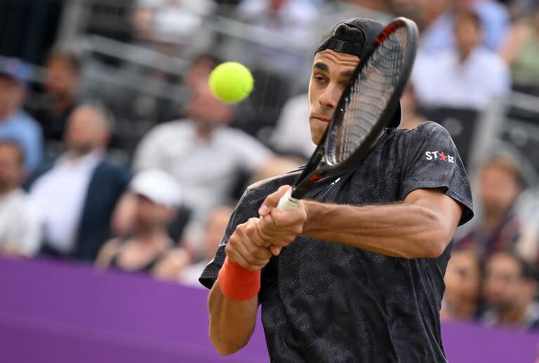 Francisco Cerundolo, el único de los cuatro argentinos que superaron la segunda ronda este viernes en Madrid