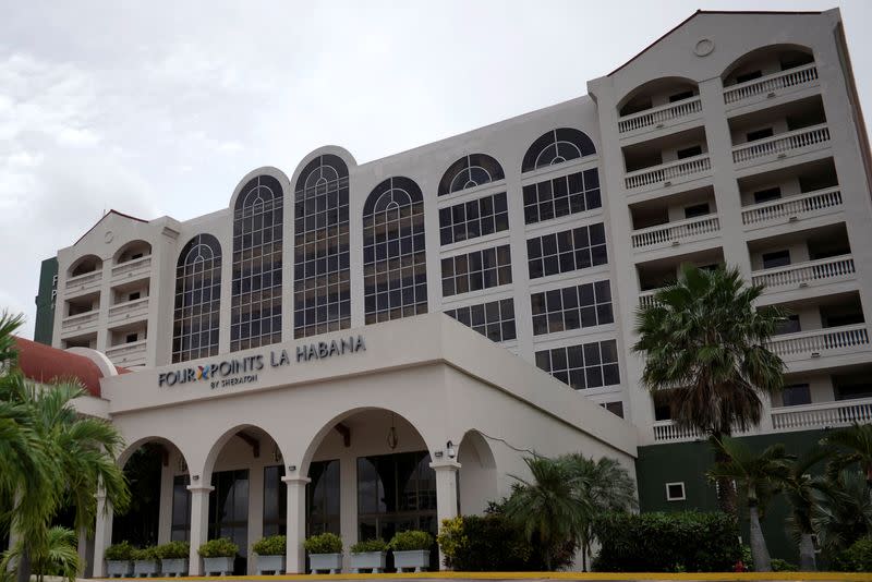 The hotel Four Points by Sheraton is seen in Havana