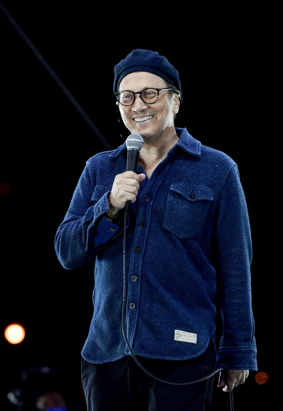 Rob Schneider on stage