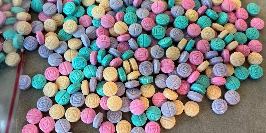 DEA rainbow fentanyl