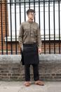 <p>This guy is single-handedly bringing back skirts over trousers. [Photo: Yahoo Style UK/ Sabrina Carder] </p>