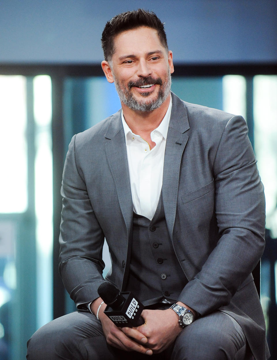 <p>NEW YORK, NY - MARCH 20: Actor Joe Manganiello attends Build Series to discuss 'Smurfs: The Lost Village' at Build Studio on March 20, 2017 in New York City. (Photo by Desiree Navarro/WireImage)</p>