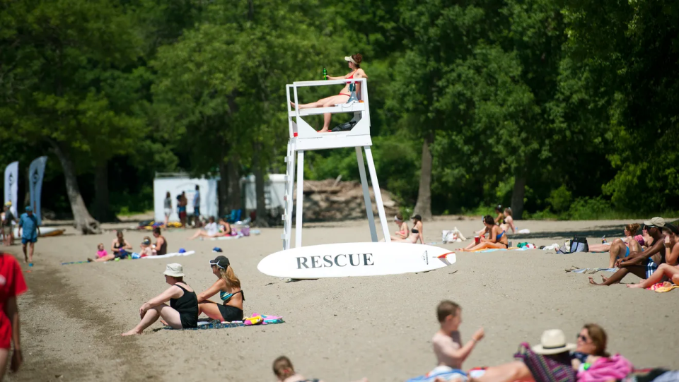 A day at North Beach in a previous summer