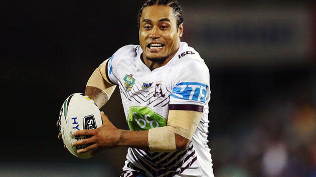 Matai scored two tries as Manly pulled off an upset win over the Warriors in Auckland.