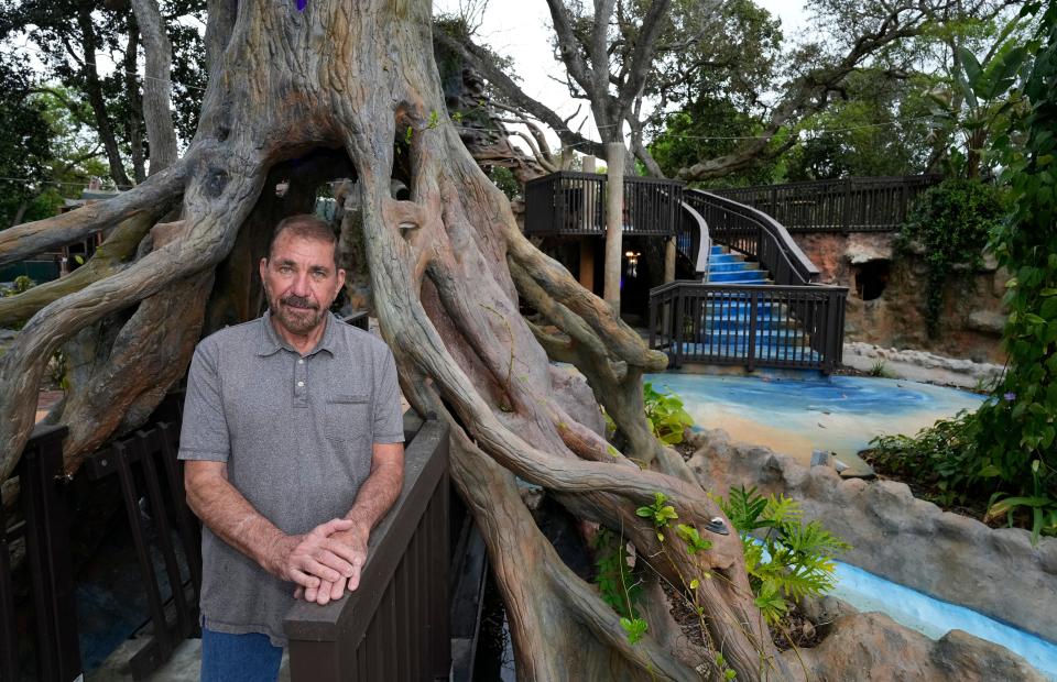 Brent Bruns at his Shape of Water Restaurant in Palm Coast, Monday, March 18, 2024.