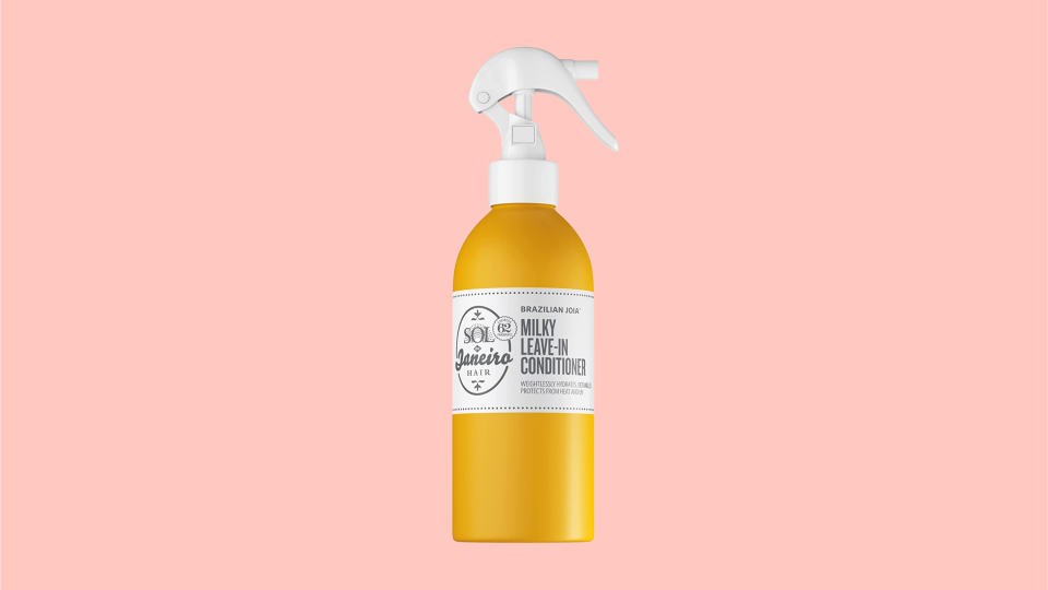 This leave-in conditioner will leave hair feeling soft and silky.