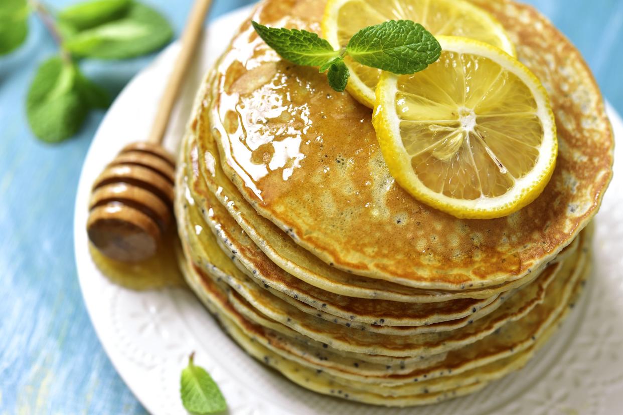 Lemon Poppy Pancakes