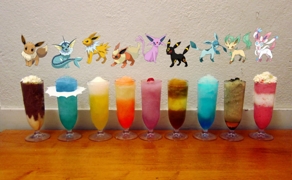 Eeveelution Cocktails