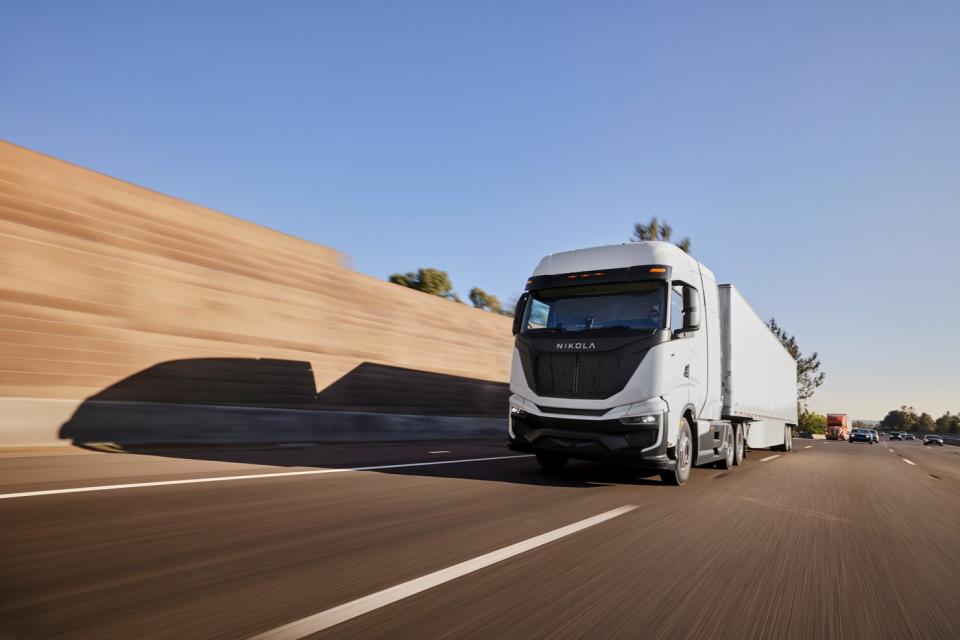 Nikola's FCEV semi truck.