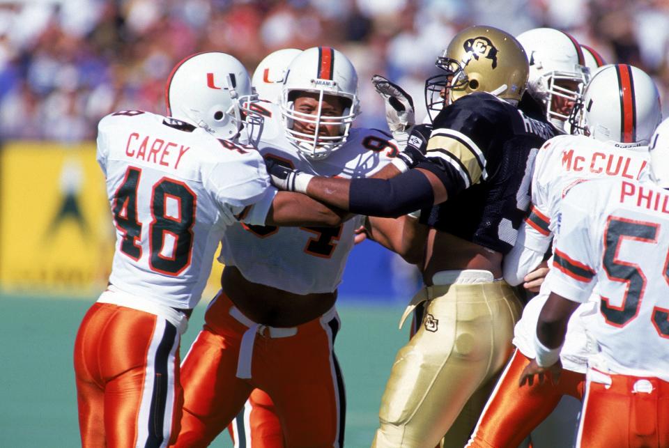 Dwayne Johnson, Miami Hurricanes