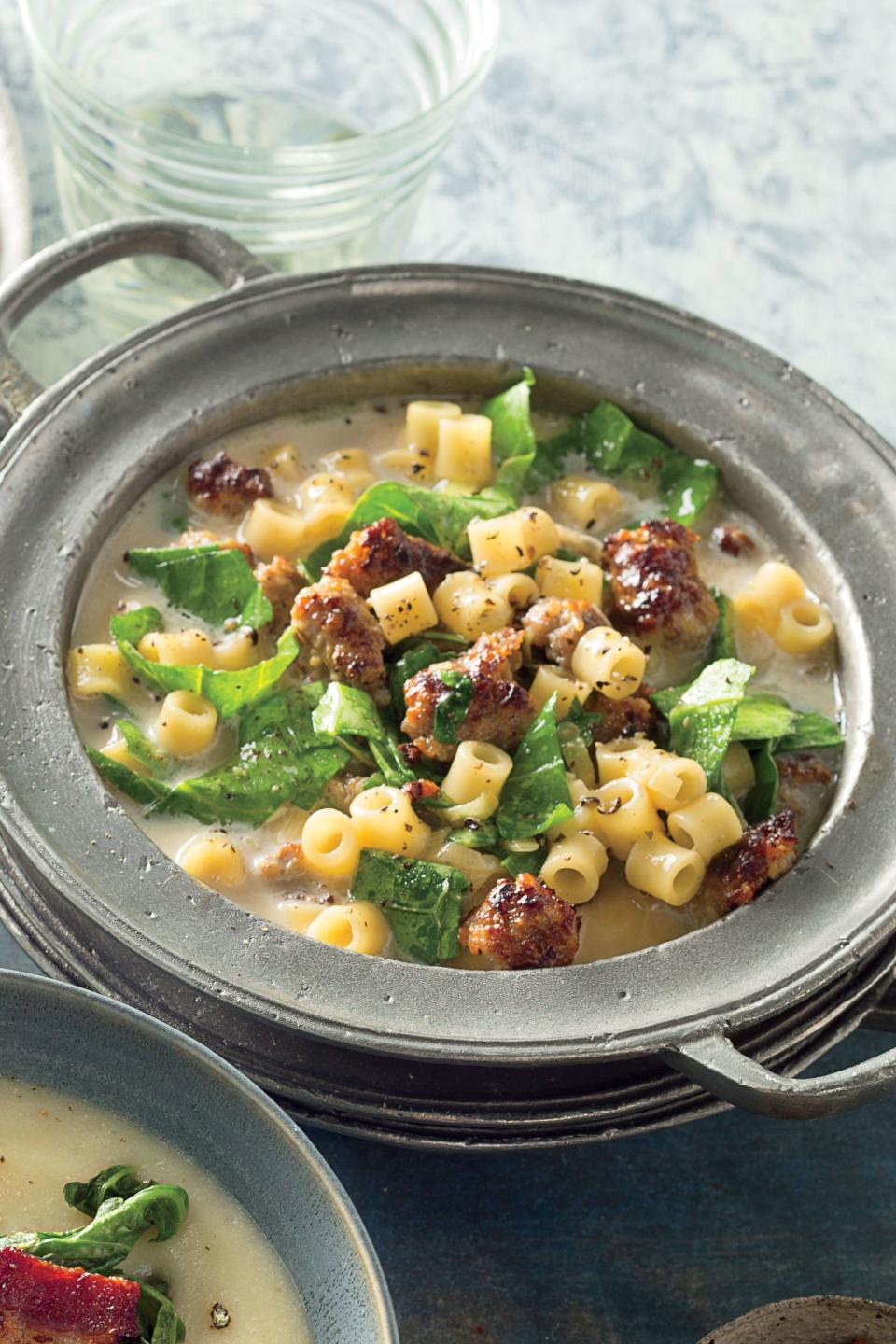 Sausage-and-Collard Greens Stew