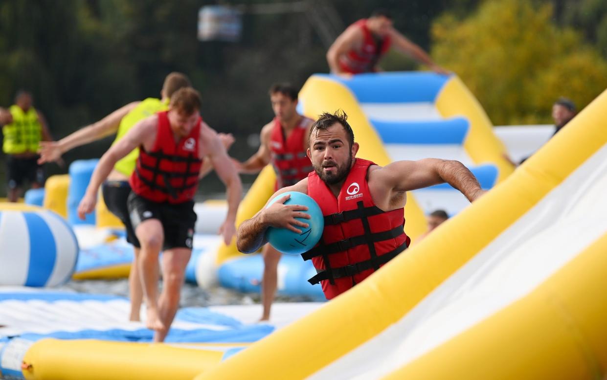 George McGuigan – England's path to Rugby World Cup begins ... at wet and wild Thorpe Park - Dan Mullan - RFU