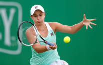 Tennis - WTA International - Nature Valley Open - Nottingham Tennis Centre, Nottingham, Britain - June 17, 2018 Australia's Ashleigh Barty in action during her final match against Johanna of Great Britain Action Images via Reuters/Peter Cziborra