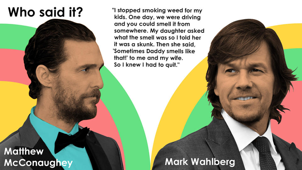 Matthew McConaughey or Mark Wahlberg?