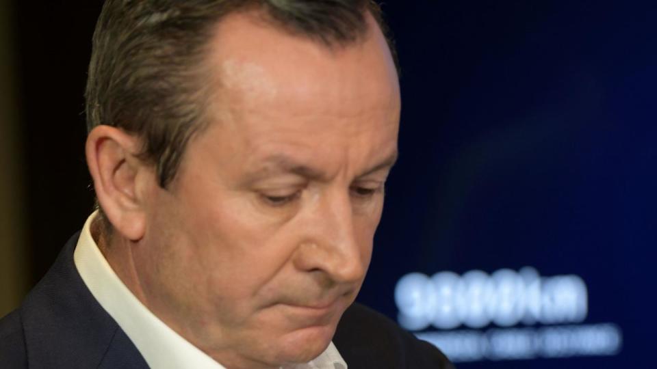 Mr McGowan announced he was standing down on Monday as Premier of Western Australia. Picture: NCA NewsWire / Sharon Smith