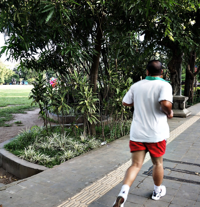 Jogging tracks in Bali