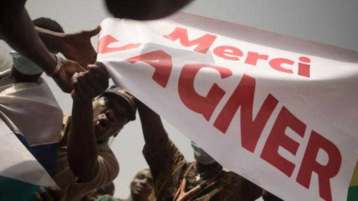 Pro-Russian demonstration in Bamako - February 2022