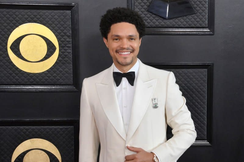 Trevor Noah will host the Grammy Awards for his fourth consecutive year. File Photo by Jim Ruymen/UPI