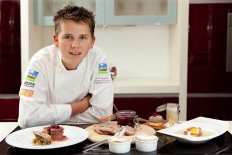 Luke Thomas, England's top teen chef. (Aero Media)