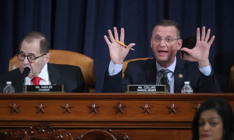 House Judiciary Committee holds evidenciary hearing on Trump impeachment inquiry on Capitol Hill in Washington