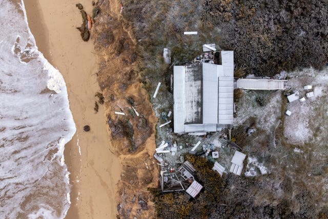 Coastal erosion