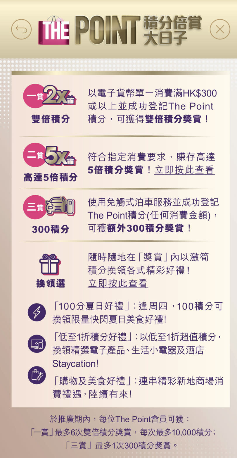 【疫市優惠】一文睇盡最著數商場App儲分 消費100%回贈/1折換酒店Staycation